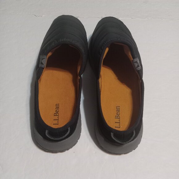 L.L. Bean Men\'s Mountain Classic Quilted Slides II Size 11 Black/Grey main image 7